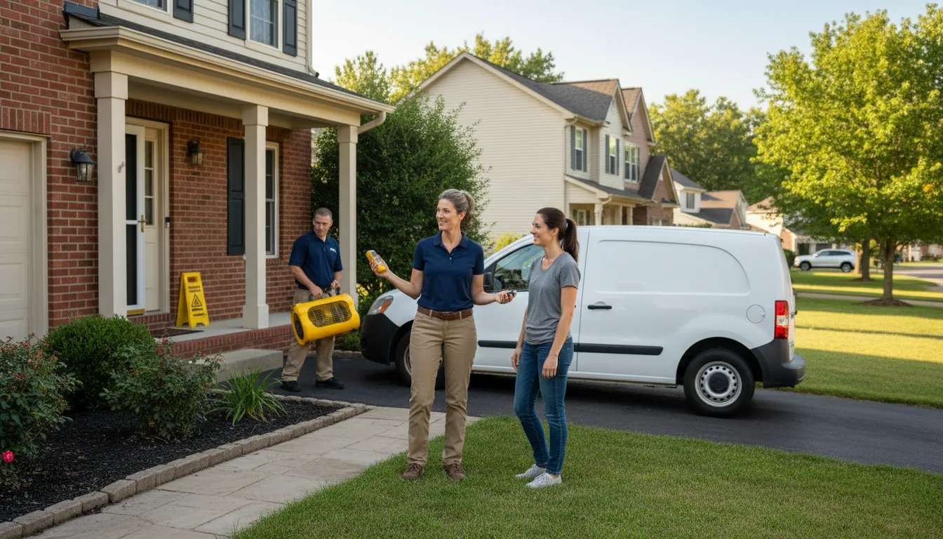 Water restoration image for Home Water Damage Repair in La Joya, TX